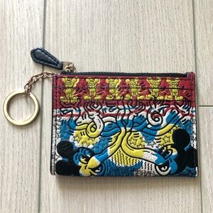 Coach Disney Mickey Mouse x Keith Haring Mini Skinny Id Case